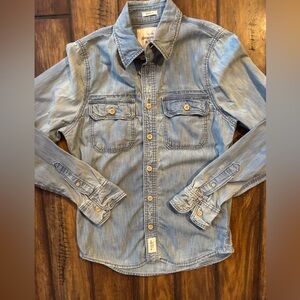 Abercrombie & Fitch Blue Denim Shirt
